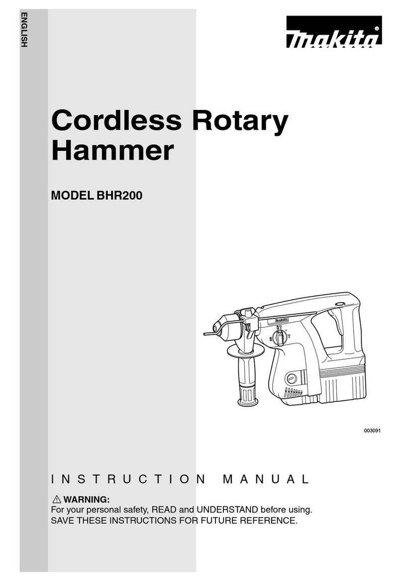 Makita BHR200 instruction manual