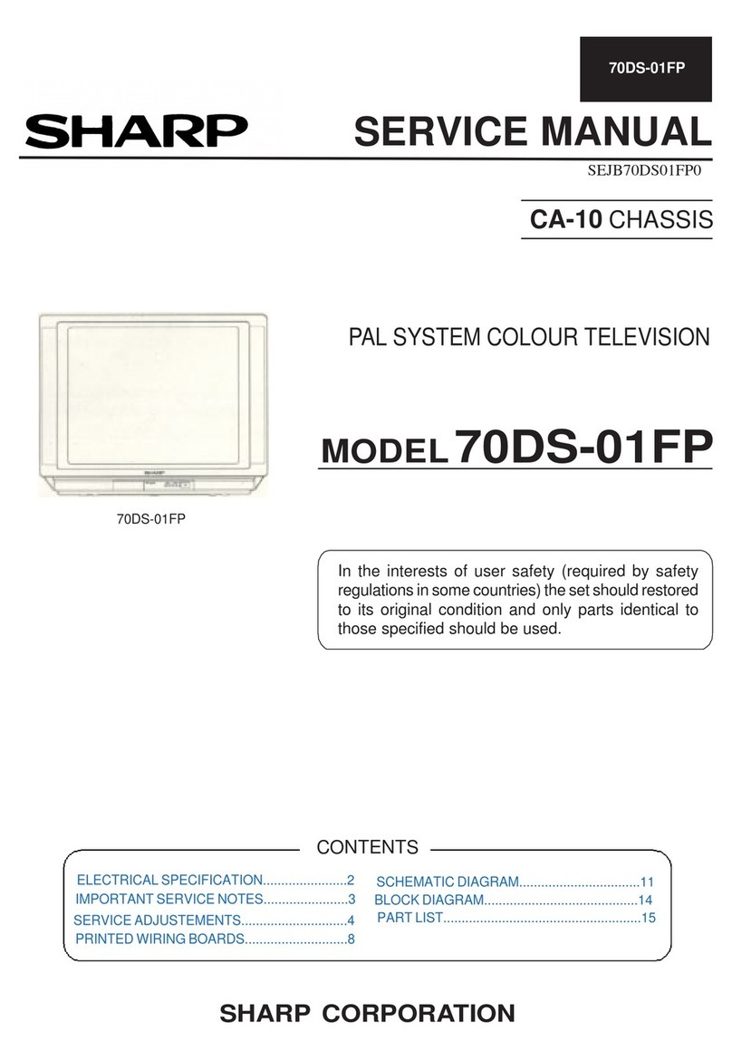 Sharp 70DS-01FP User manual Sharp 70DS-01FP User manual