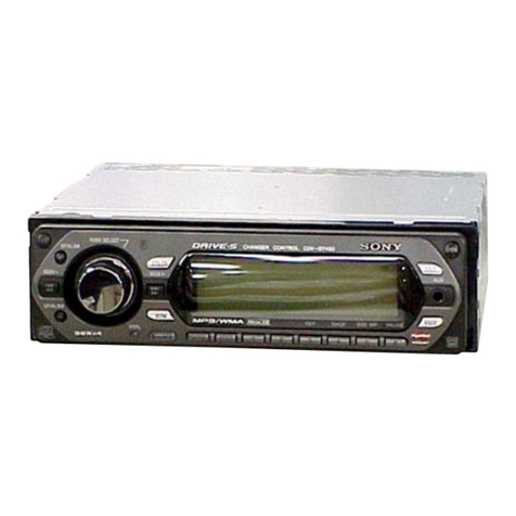 Sony Xplod CDX-GT40W Service manual