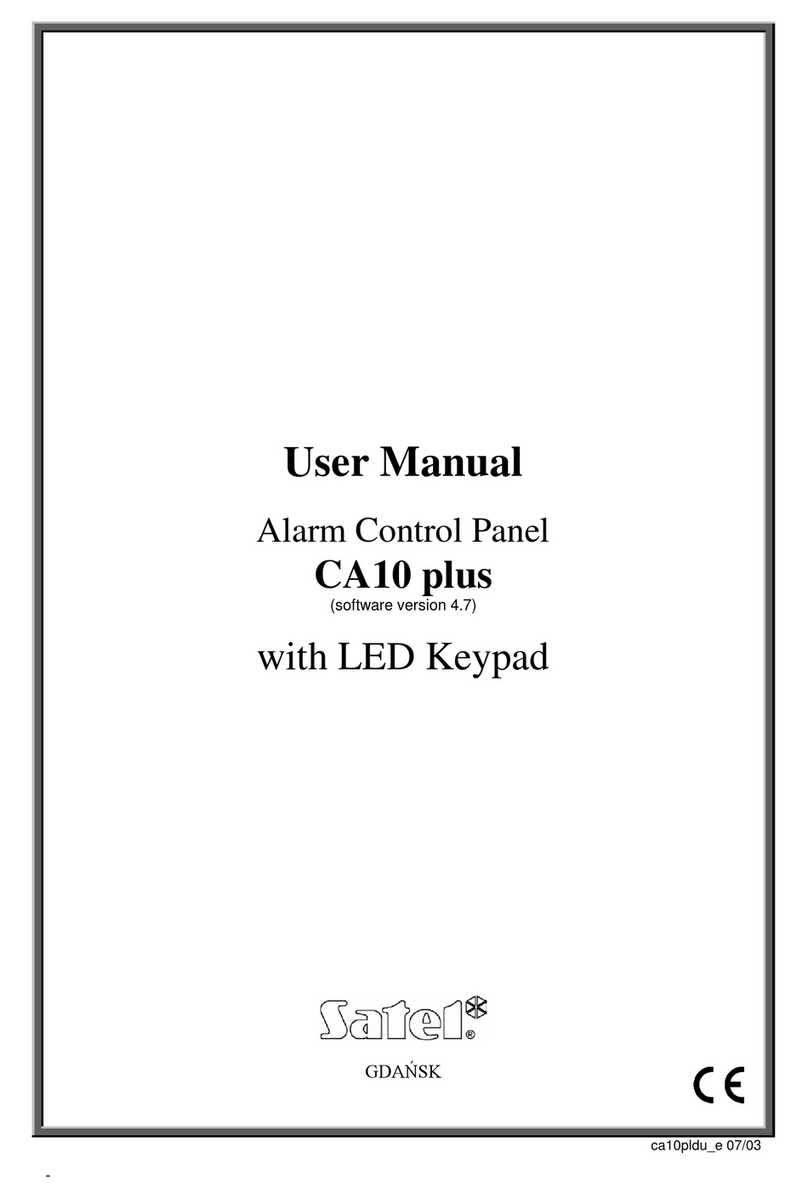 Satel CA10 plus user manual