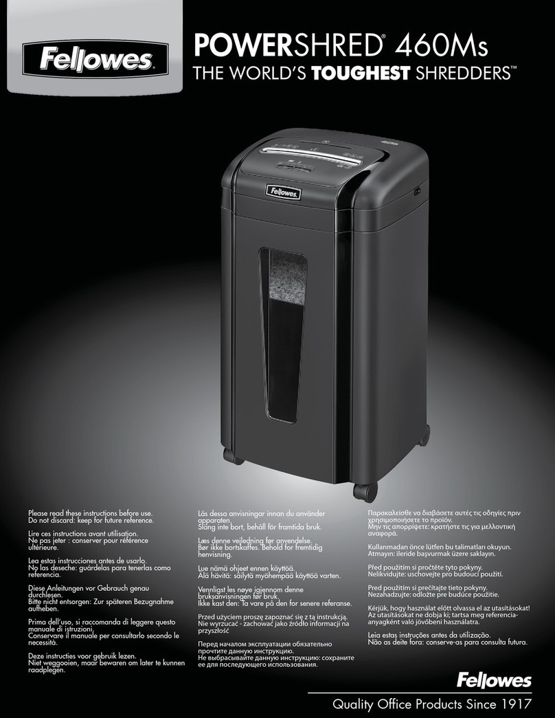 Fellowes 460Ms manual