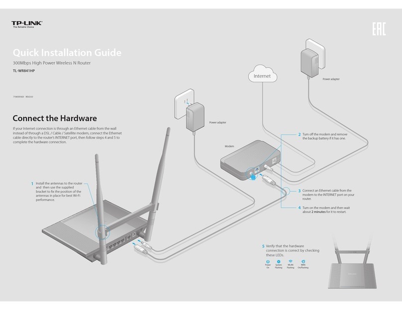 TP-Link TL-WR841HP User manual