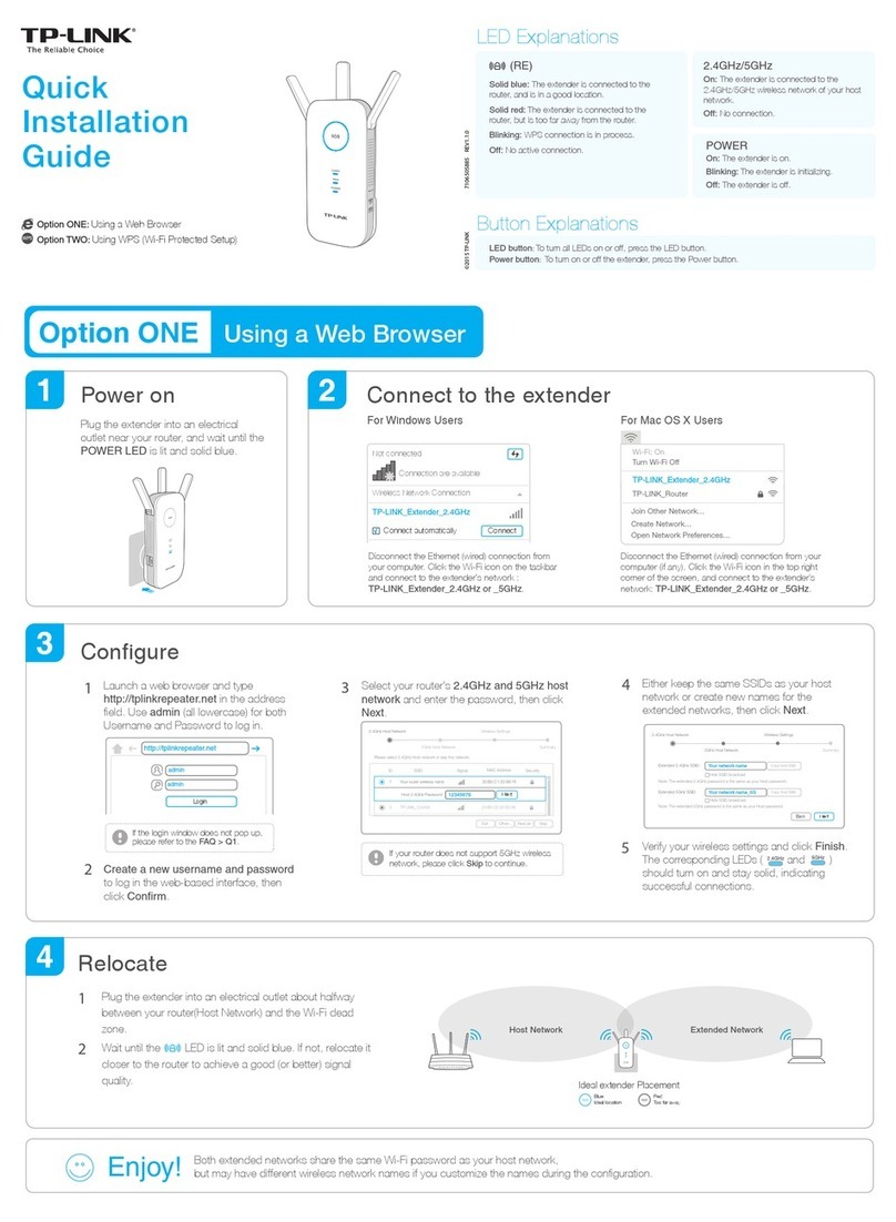TP-Link RE355 User manual