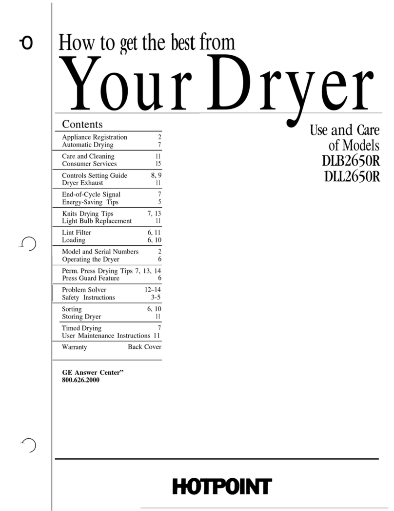 Hotpoint Dm2650R Use and care