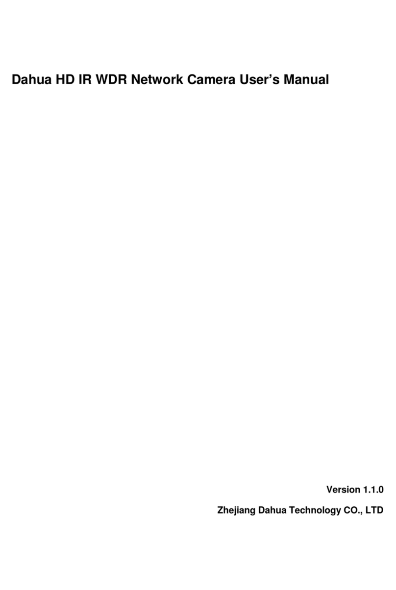Dahua IPC-HFW8101E User manual Dahua IPC-HFW8101E User manual