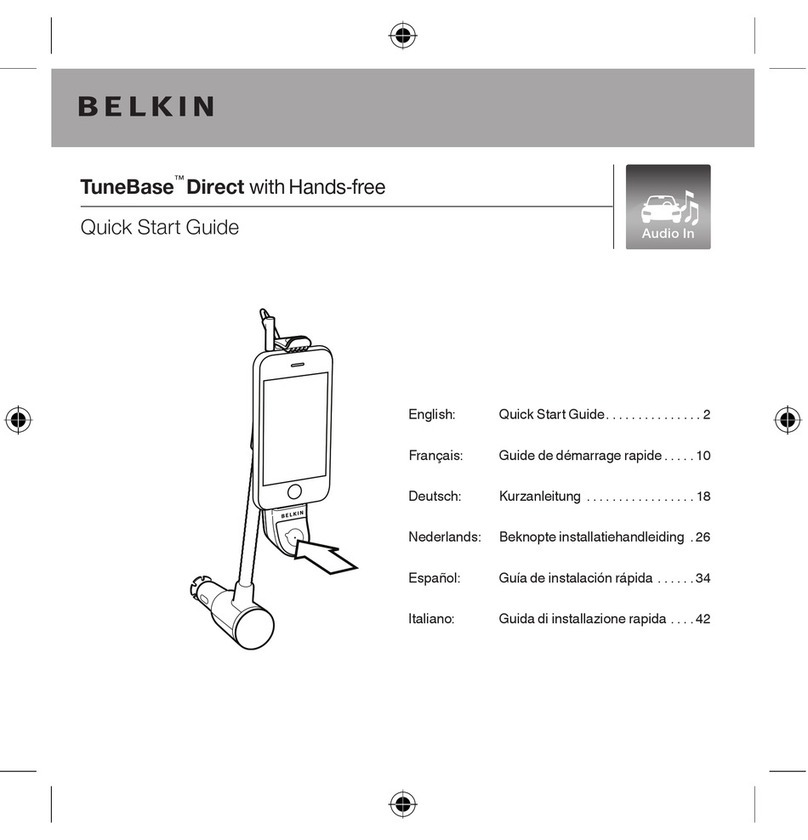 Belkin TuneBase Direct quick start guide