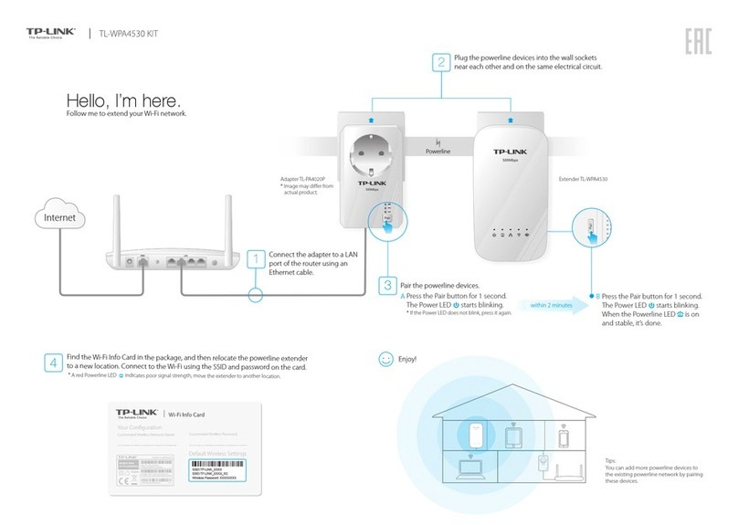 TP-Link TL-WPA4530 User manual