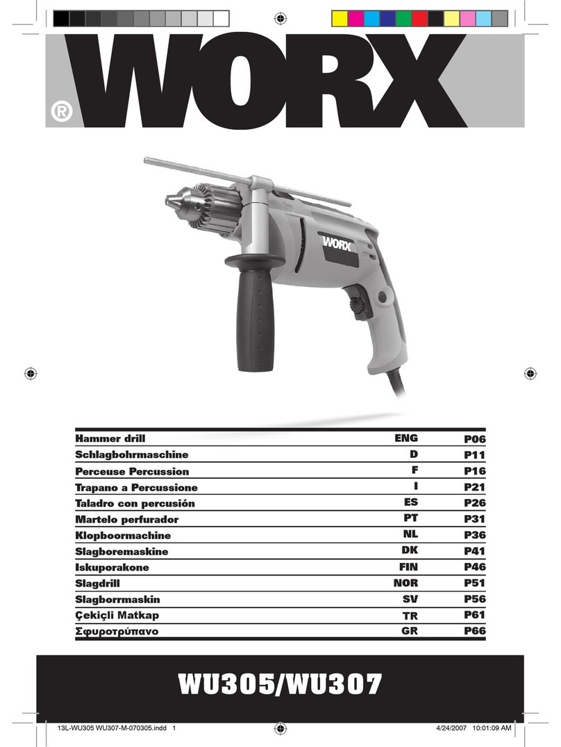 Worx WU305 User manual