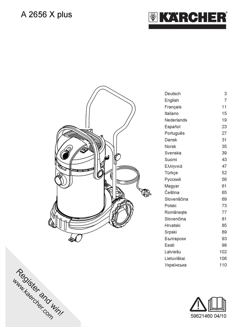 Kärcher A 2656 X plus User manual