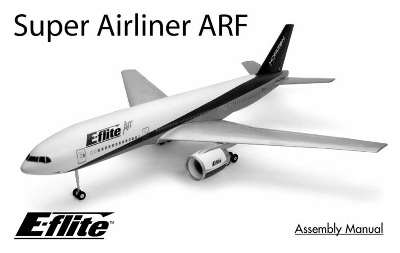 E-FLITE Super Airliner ARF Assembly manual