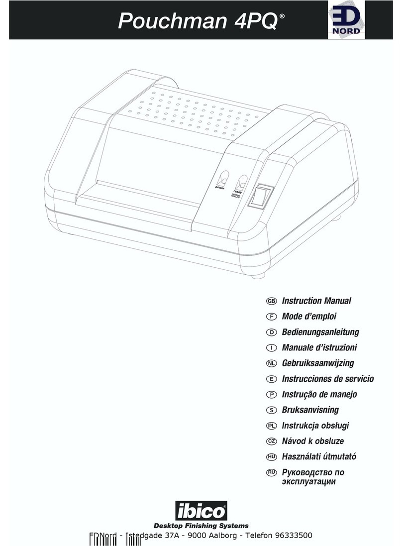 ibico Pouchman 4PQ User manual ibico Pouchman 4PQ User manual