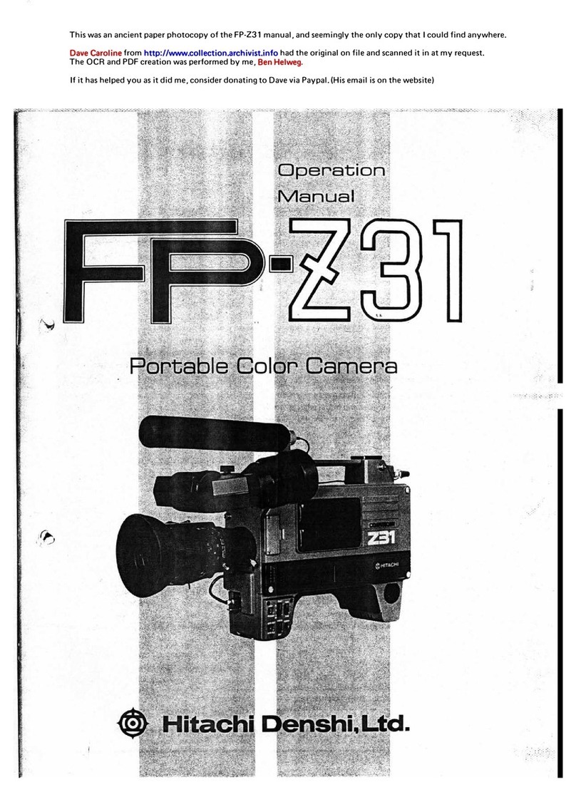 Hitachi FP-Z31 User manual