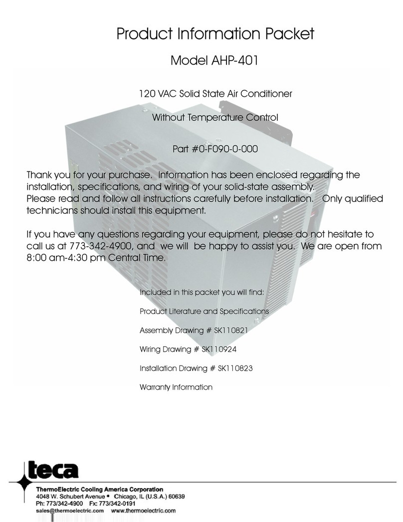 teca AHP-401 User manual