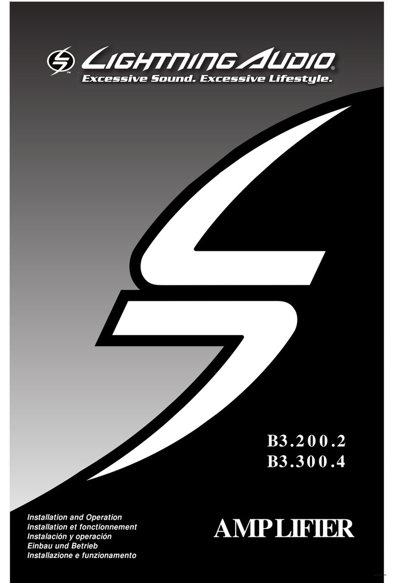 Lightning Audio B3.200.2 Owner's manual