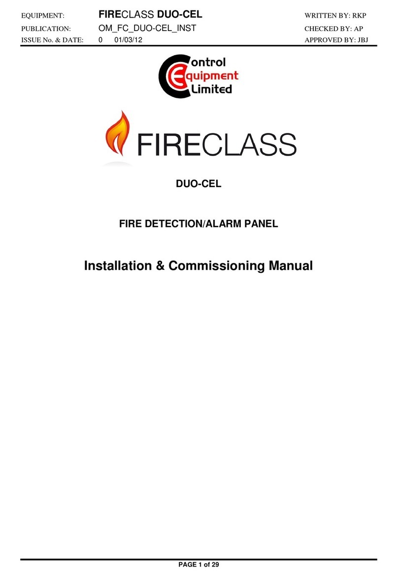 FireClass DUO-CEL Installation & commissioning manual