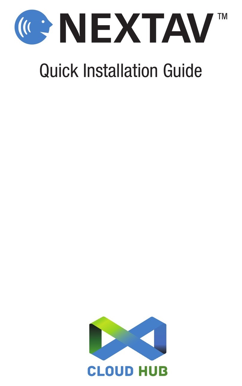 Nextav cloudhub x100 Quick installation guide Nextav cloudhub x100 Quick installation guide