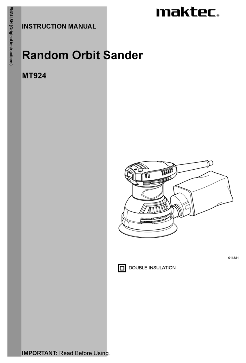 Maktec MT924 User manual Maktec MT924 User manual