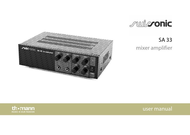 swissonic SA 33 user manual