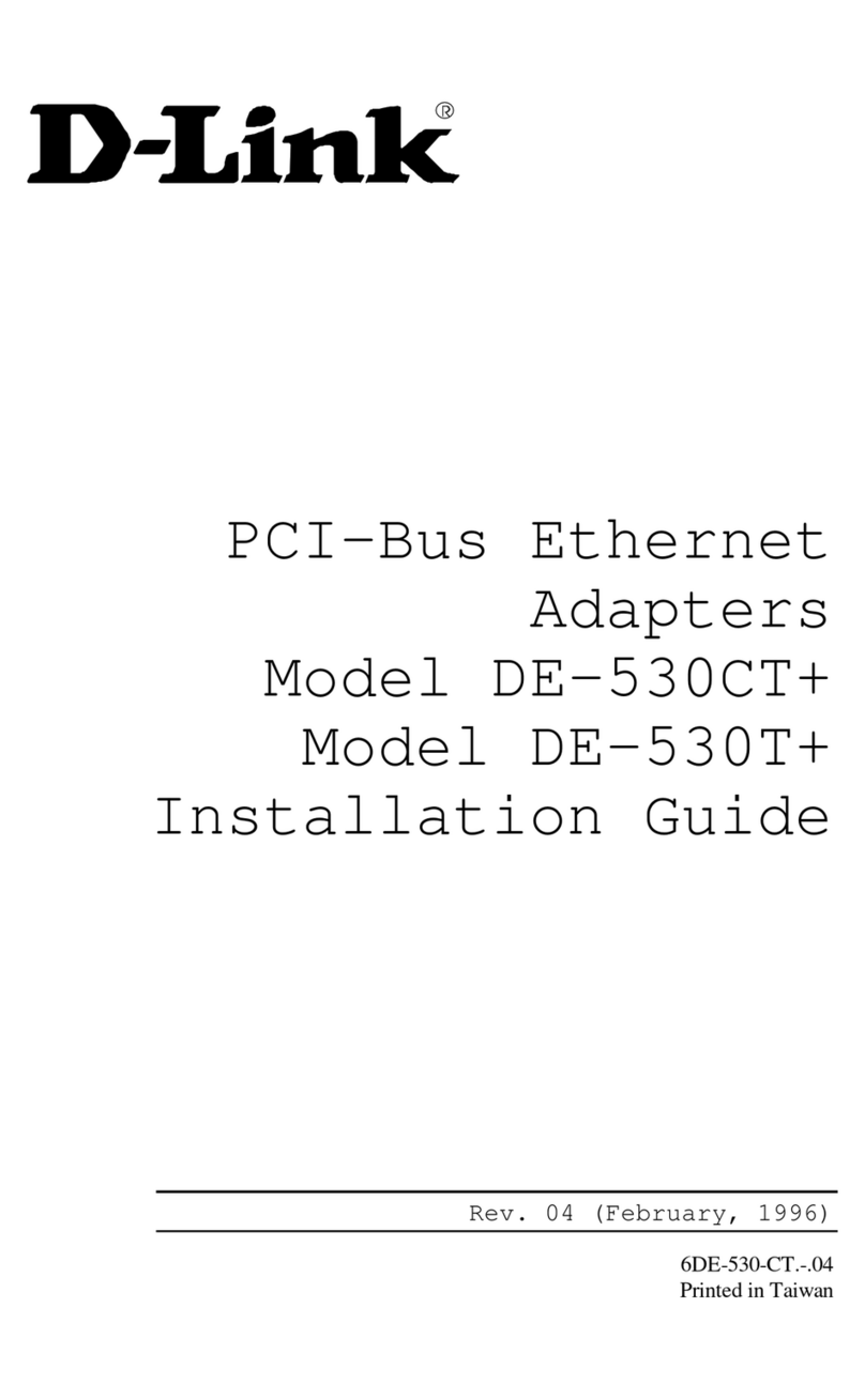 D-Link DE-530CT+ User manual D-Link DE-530CT+ User manual