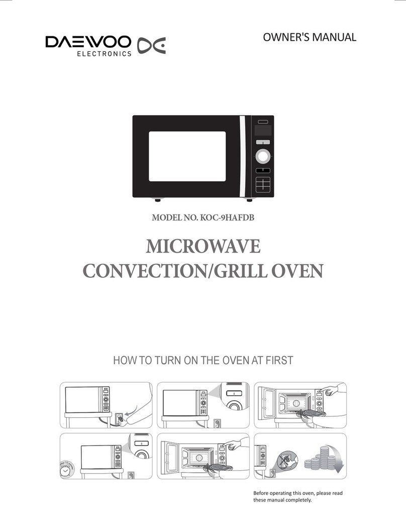 Daewoo KOC-9HAFDB owner's manual