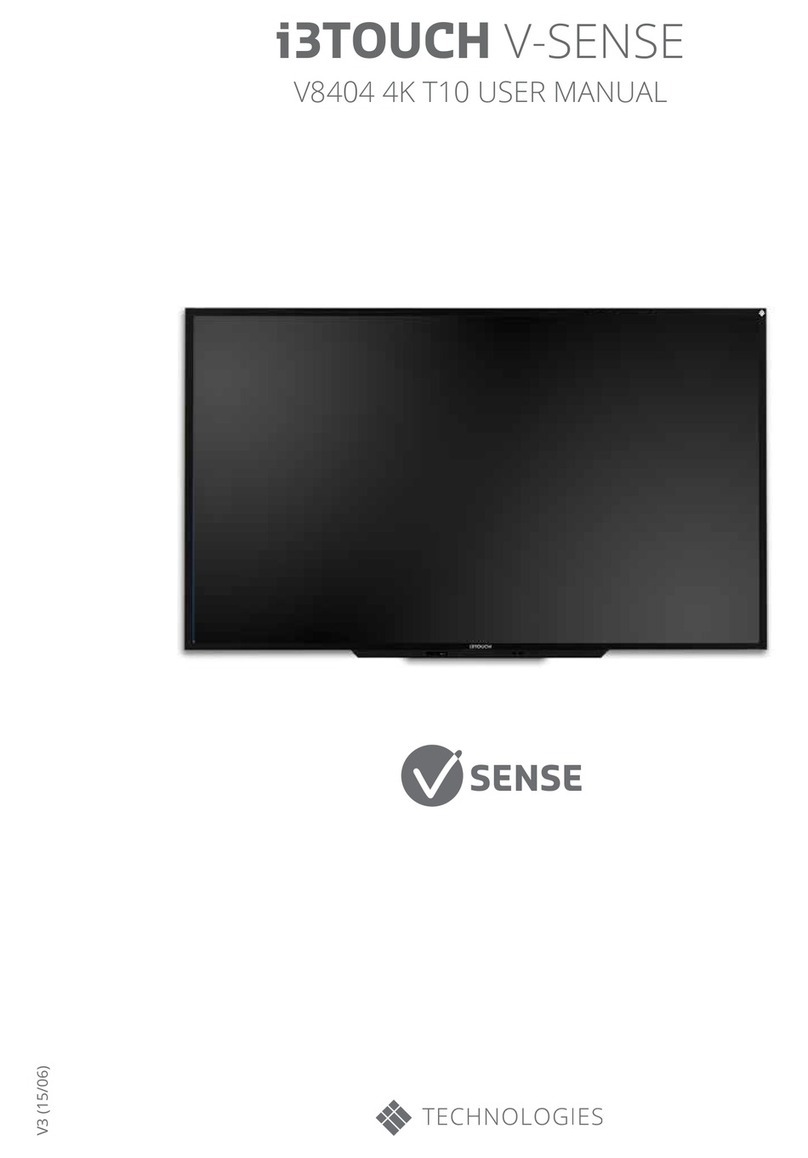 i3TOUCH V-SENSE 8404 4K T10 user manual