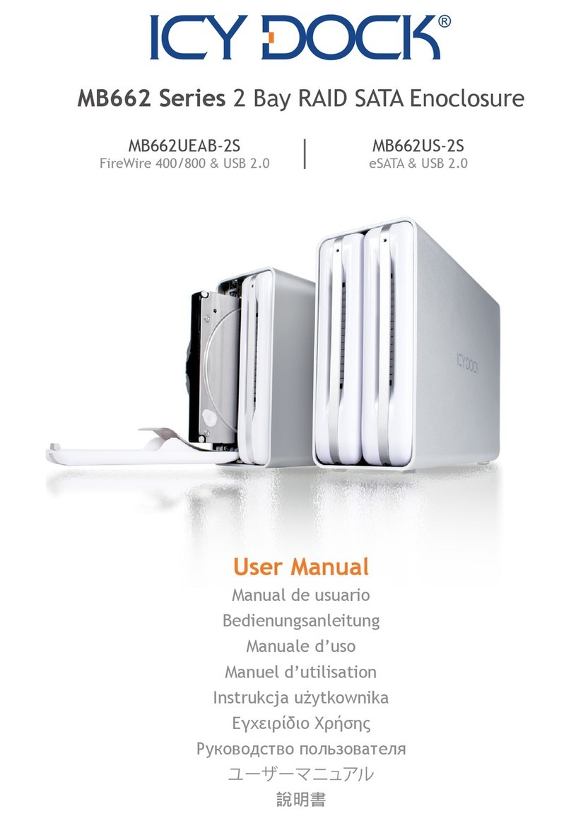 Icy Dock MB662UEAB-2S User manual