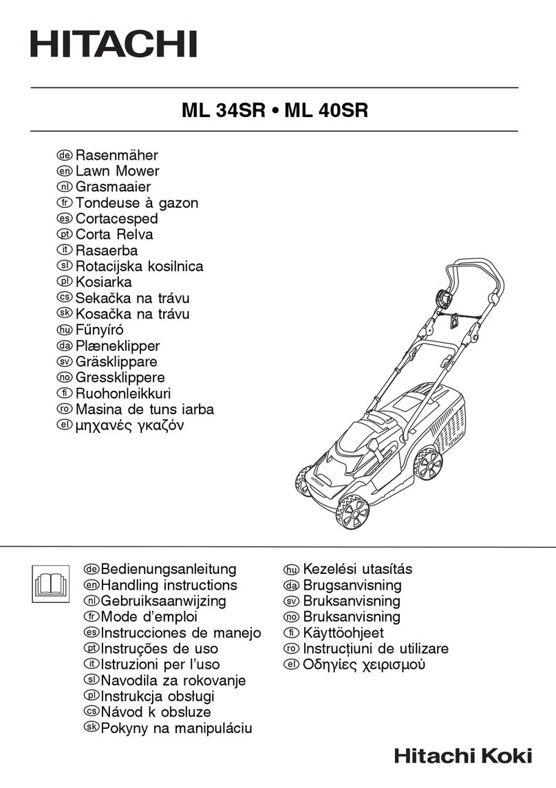 Hitachi MS 34SR Handling instructions
