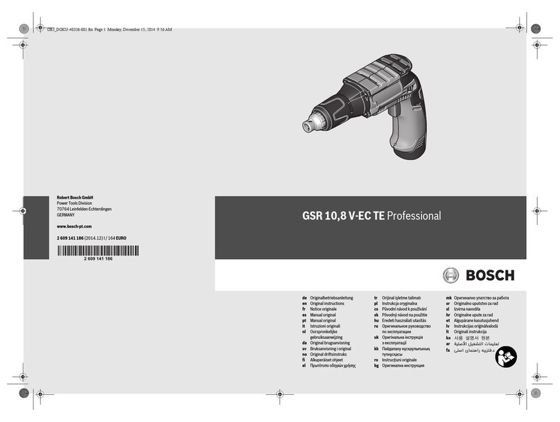 Bosch GSR 10,8 V-LI Professional User manual
