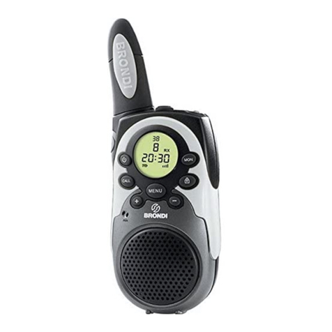 BRONDI PMR FX-100 TWIN instruction manual