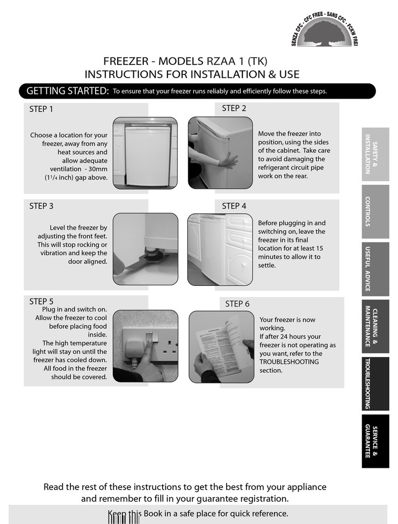 Hotpoint Ariston RZAA 1 Instructions for installation & use