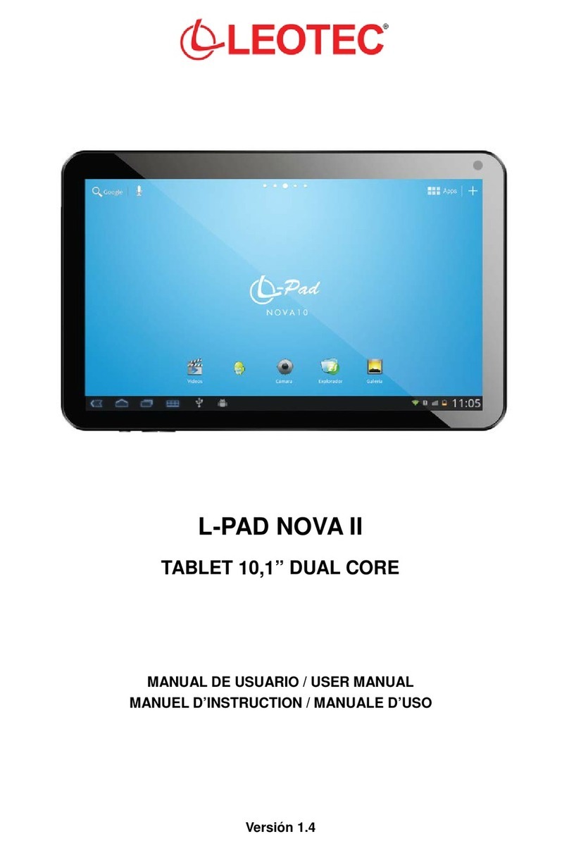 Leotec L-PAD NOVA II user manual