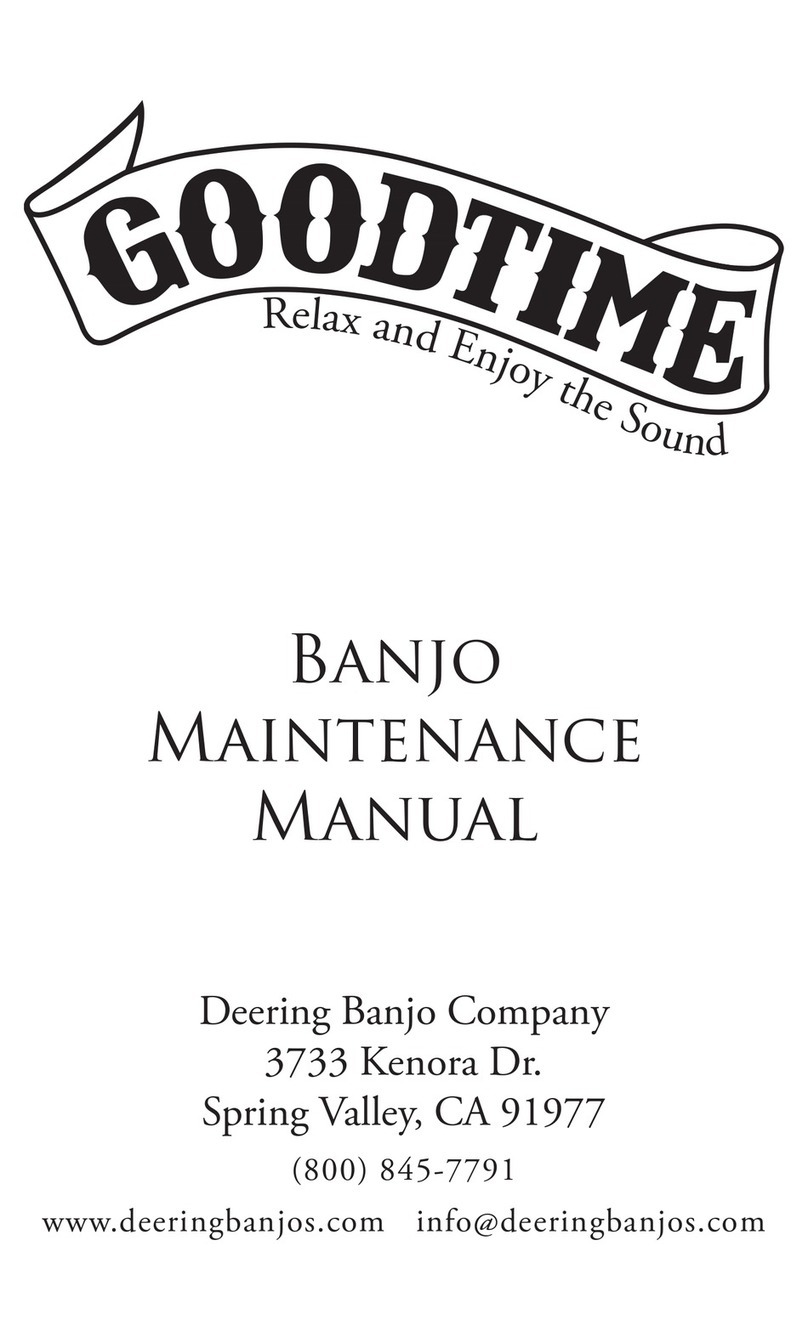 Deering Goodtime Maintenance manual