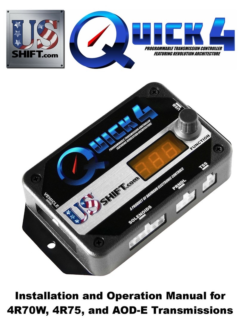US Shift 4R70W User manual