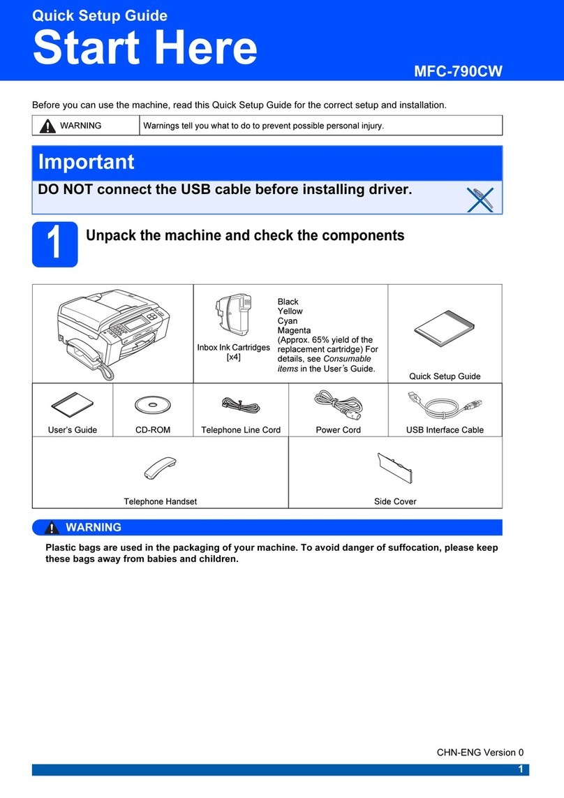 Brother MFC-790CW User manual