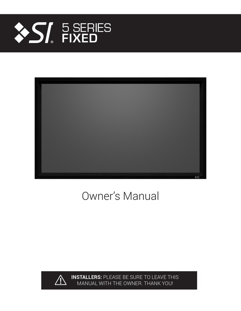 Screen Innovations 5 Series Fixed User manual