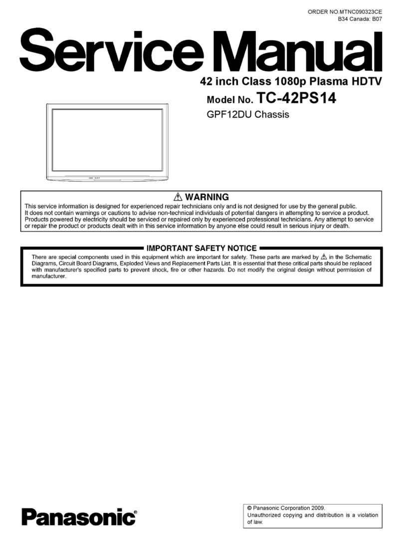 Panasonic Viera TC-42PS14 User manual