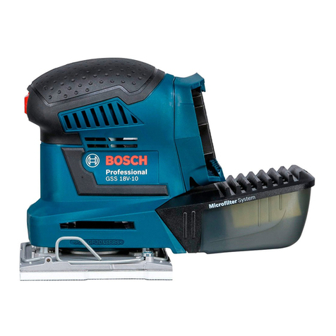 Bosch GSS 18V-10 Professional User manual