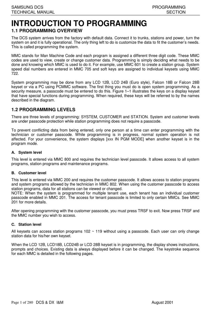 Samsung DCS User manual