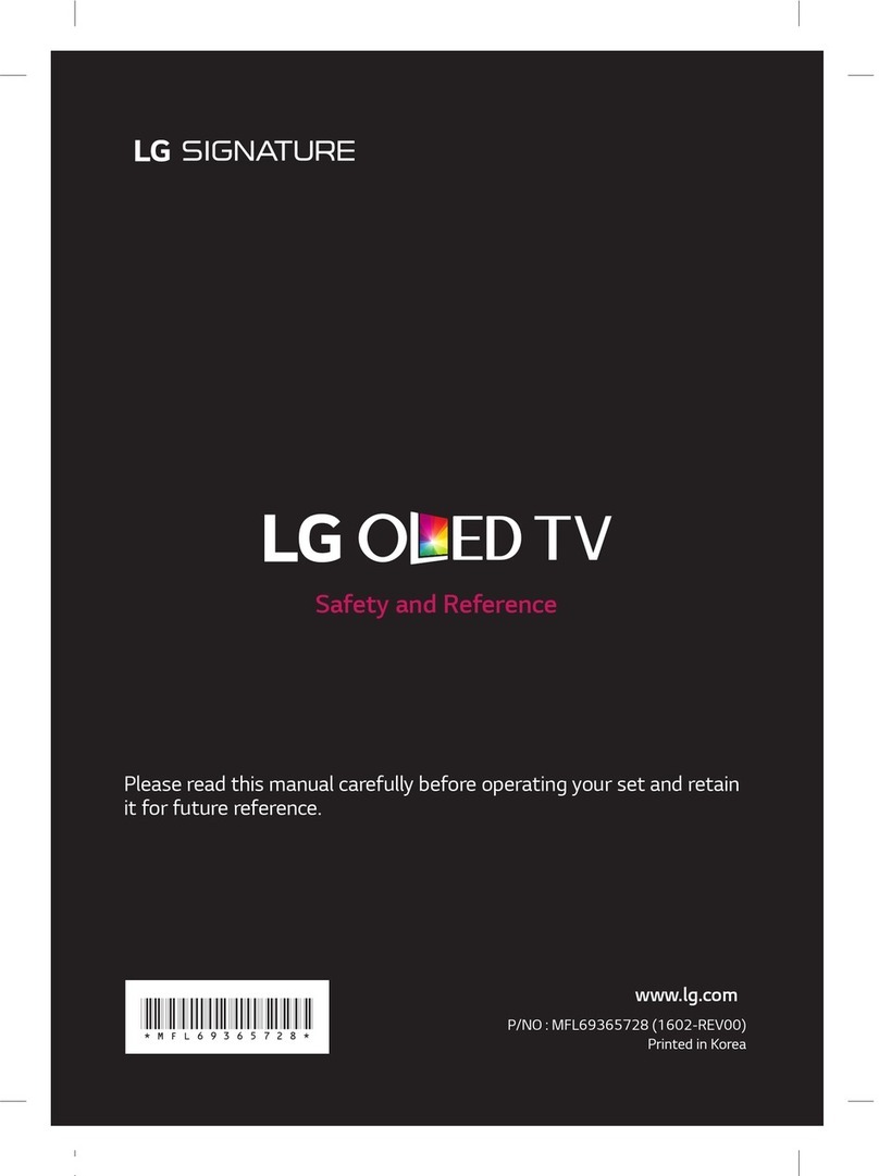 LG OLED65G6 Series Parts list manual