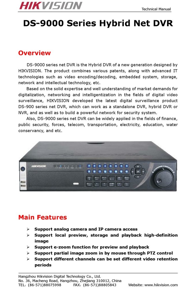 HIK VISION DS-9000 Series User manual