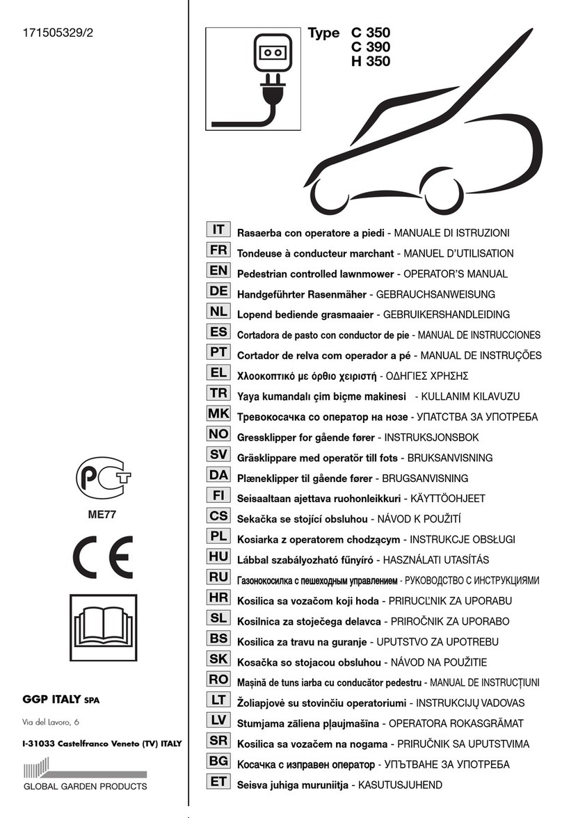GGP ITALY C 350 User manual