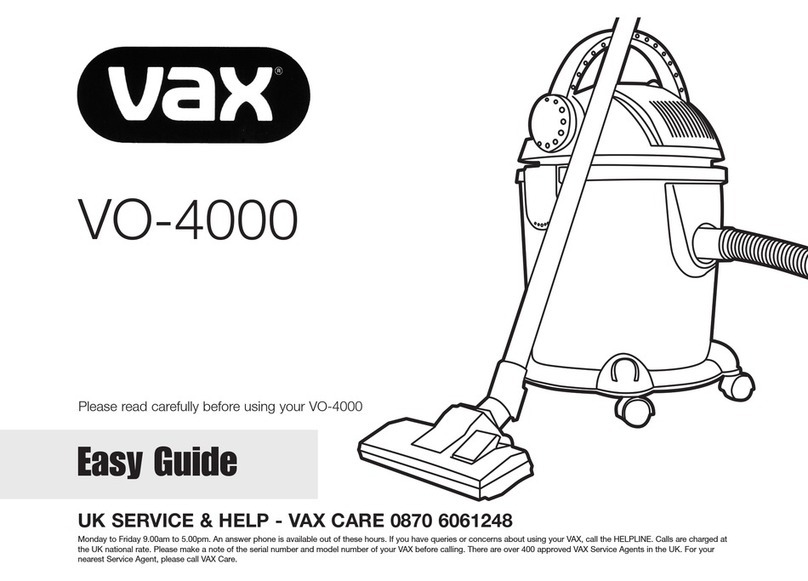 Vax VO-4000 Product information sheet