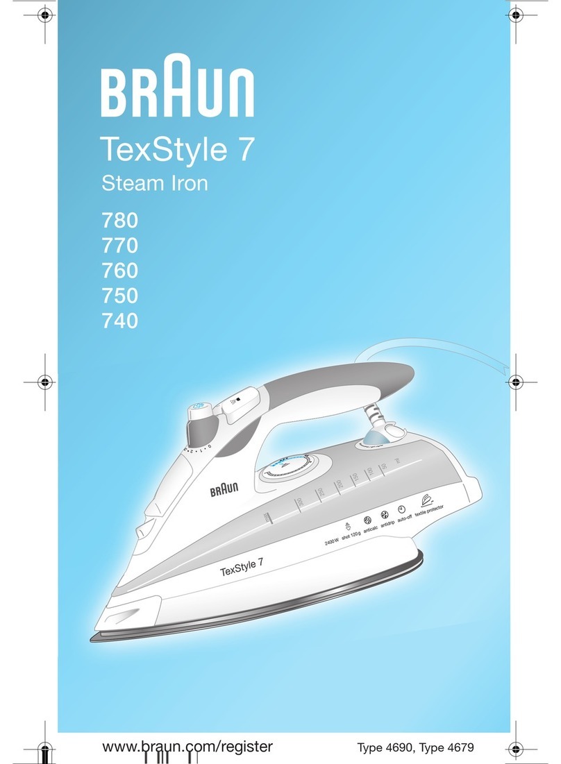 Braun texstyle 780 User manual