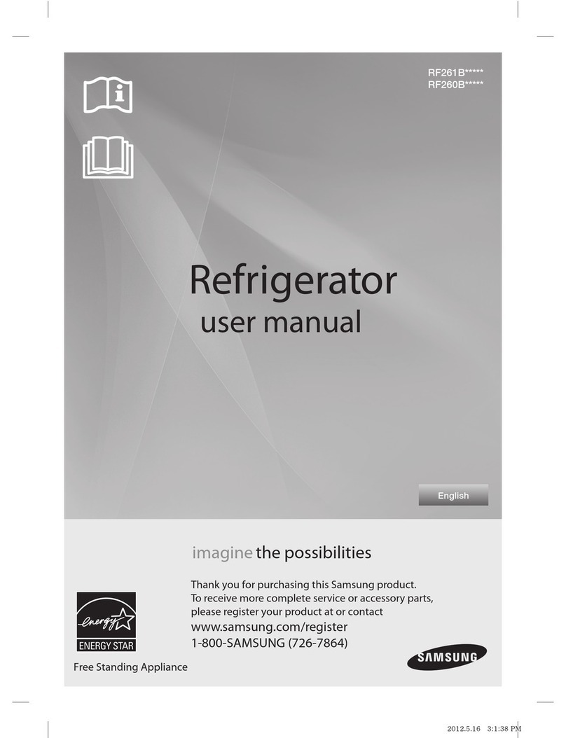 Samsung RF261B user manual