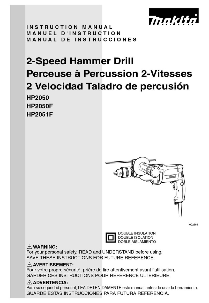 Makita HP2050 User manual Makita HP2050 User manual