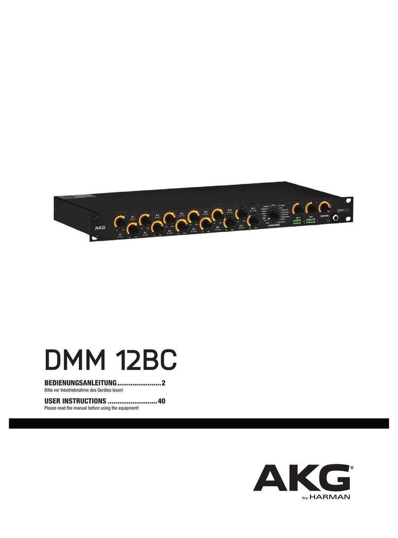 AKG DMM 12BC User manual
