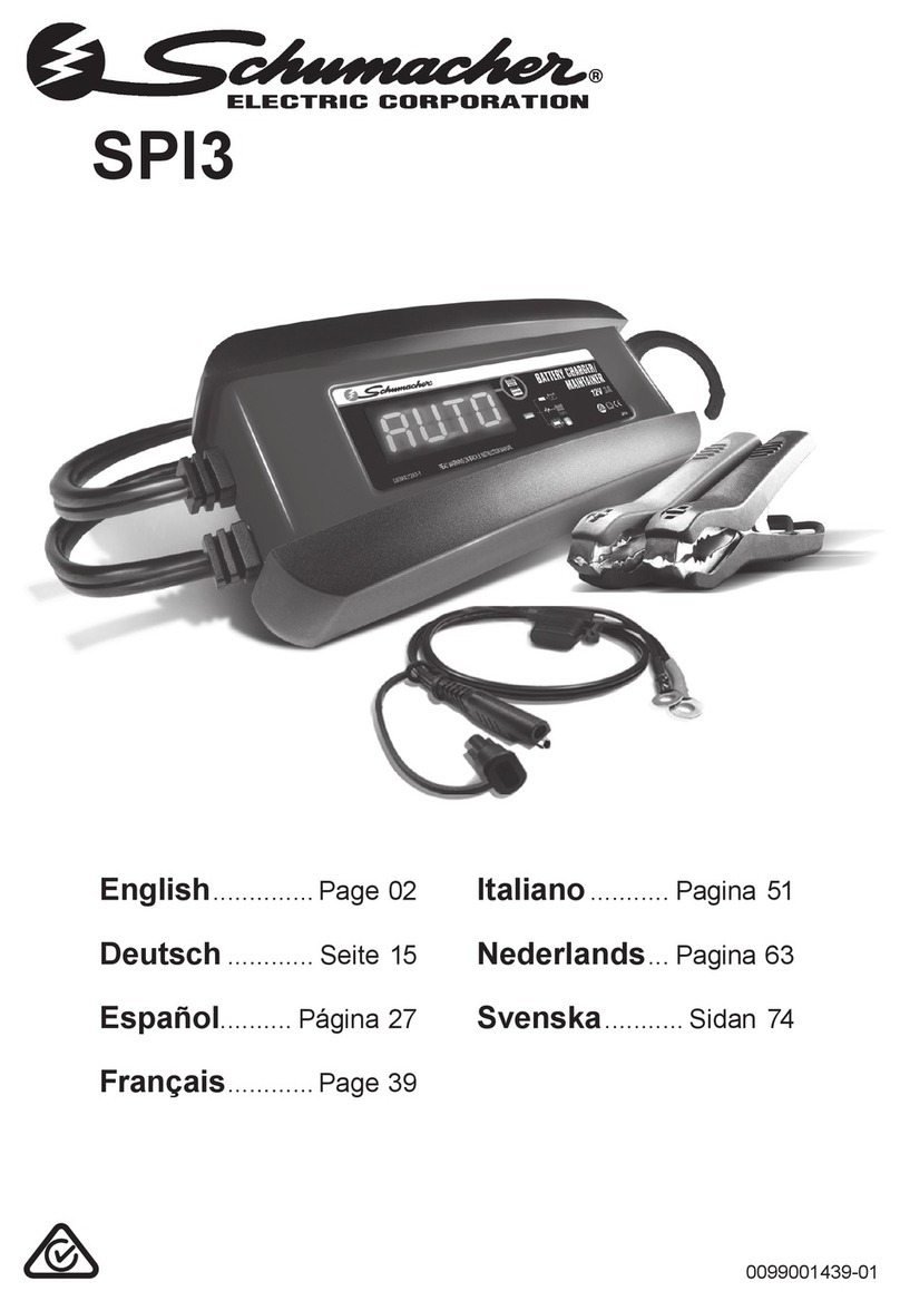 Schumacher SPI3 owner's manual
