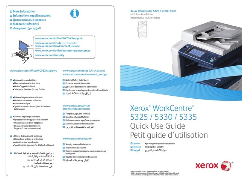 Xerox WorkCentre 5325 Operating manual