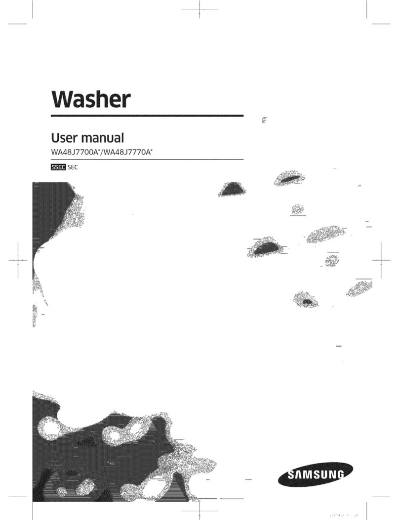 Samsung WA4837700A Series User manual