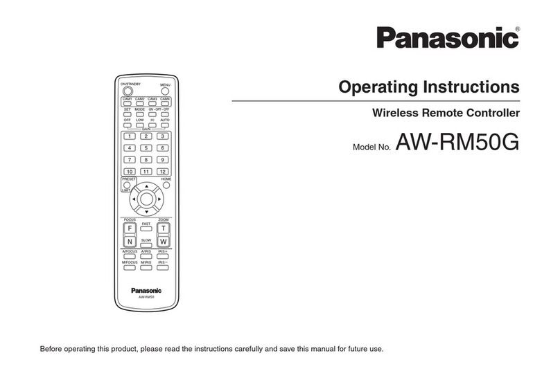 Panasonic aw-rm50g User manual Panasonic aw-rm50g User manual